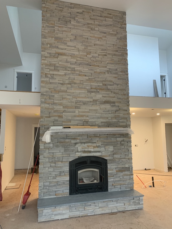Fireplace masonry restoration by DinoMac Masonry in Prince Edward Island