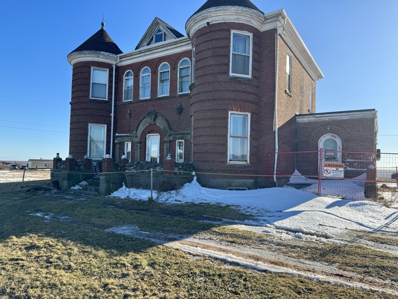Heritage masonry restoration project in Prince Edward Island