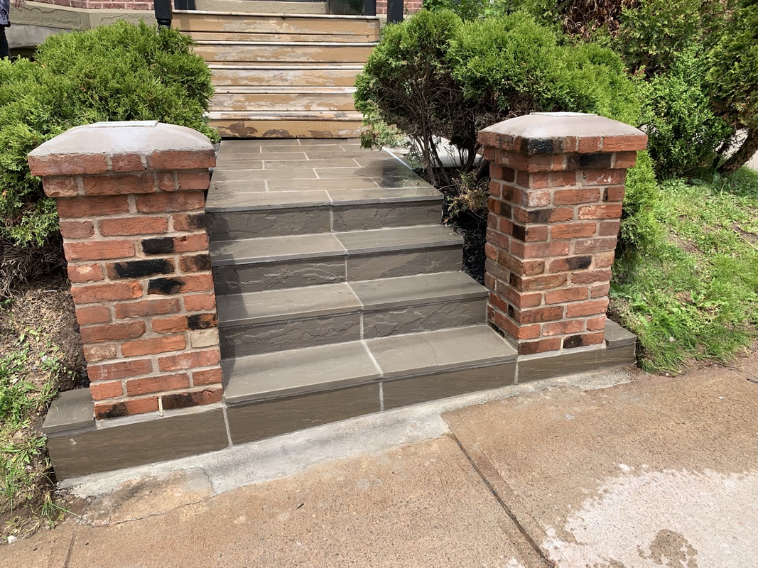 Outdoor masonry and stone project in Prince Edward Island